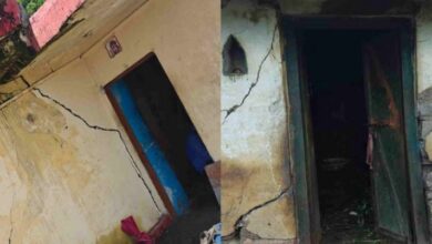 Photo of चमोली: ल्वाणी गांव में गहरी हो रहीं 50 मकानों में पड़ी दरारें