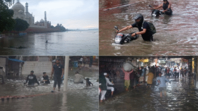 Photo of यूपी: ताजमहल तक पहुंचा यमुना का पानी, खतरे का निशान हुआ पार