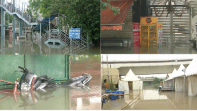 Photo of दिल्ली सचिवालय के पास पहुंचा यमुना का पानी… 