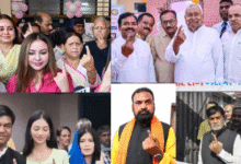 Photo of बिहार: महासमर में सियासी दिग्गजों ने किया वोट
