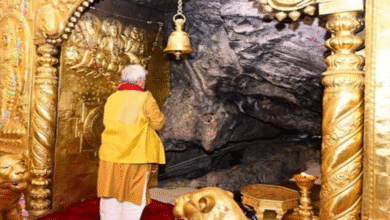 Photo of मां वैष्णो देवी के दरबार पहुंचे उपराज्यपाल श्री मनोज सिन्हा