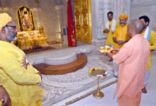 Photo of अयोध्या: राम मंदिर में होने वाले ध्वजारोहण समारोह में पहुंचे सीएम योगी