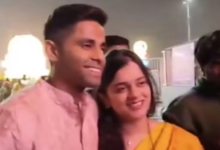 Photo of टी20 वर्ल्ड कप जीत की मन्नत मांगने तिरुपति मंदिर पहुंचे सूर्यकुमार यादव