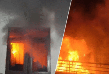 Photo of राजस्थान के किशनगढ़ में तीन मंजिला इमारत में लगी भीषण आग, लोगों में फैली दहशत