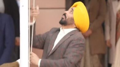 Photo of होशियारपुर में सीएम भगवंत मान ने फहराया तिरंगा…