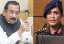 Photo of कर्नल सोफिया कुरैशी विवाद: MP मंत्री विजय शाह को गणतंत्र दिवस कार्यक्रम का मुख्य अतिथि बनाने पर बवाल