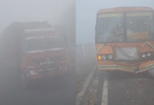 Photo of कोहरे का कहर: बरेली में हाईवे पर रोडवेज बस समेत 20 वाहन टकराए, 24 लोग घायल