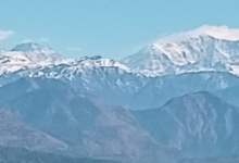 Photo of हिमालय पर प्रकट हुआ दूसरा ओम पर्वत, हिमाद्रि तुंग श्रृंग पर कुदरत की कलम ने लिखा एक और ओंकार