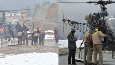 Photo of हिमाचल में भारी बर्फबारी के बीच IAF ने लकवाग्रस्त महिला की बचाई जान